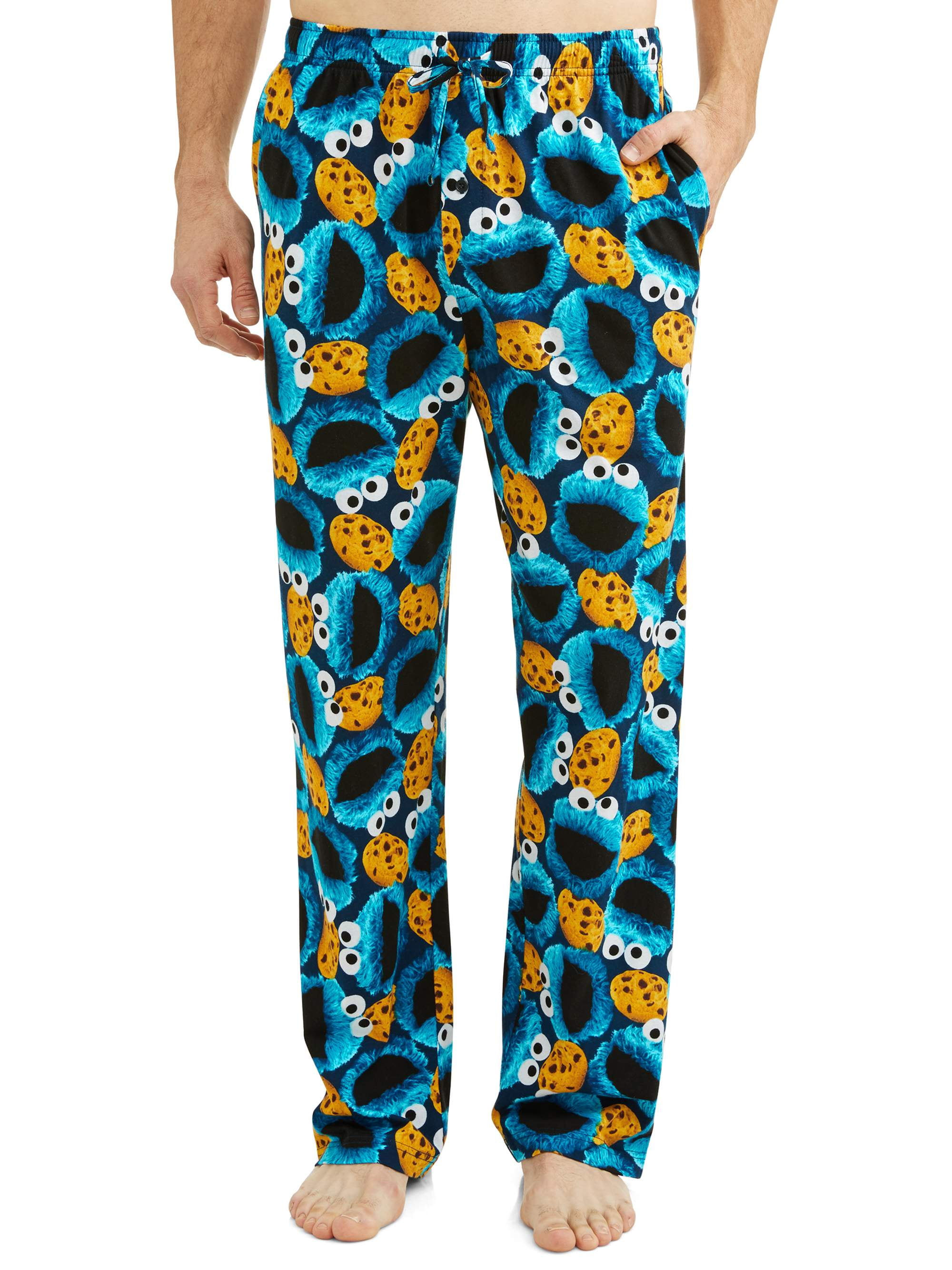 Sesame Street Men's Cookie Photoreal Pajama Pant - Walmart.com