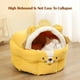 thumbnail image 3 of New Pet Bed Comfortable Cat Bed Dog House Cute Pet Tent Deep Sleep Plush Kennel Warm Pet Sofa Bed Pet Supplies Accessories ShopWise Round, 3 of 14