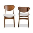 thumbnail image 6 of Baxton Studio Katya Grey Walnut Brown Finished Wood 2-Piece Dining Chair Set, 6 of 7