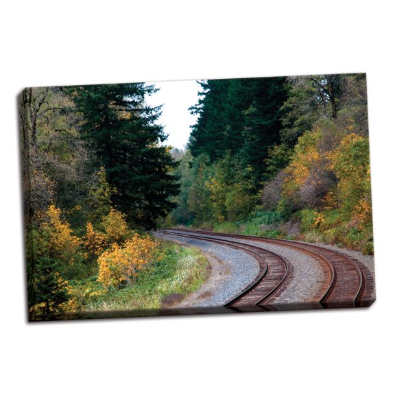 Gango Home Decor Union Pacific II by Erin Berzel (Ready to Hang); One 36x24in Hand-Stretched Canvas