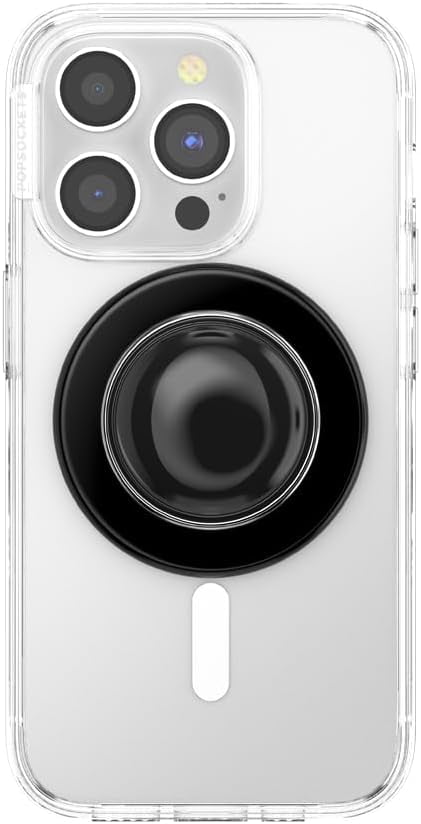 PopSockets Phone Grip for MagSafe, Magnetic Holder, Phone Stand, Black - BonBon Black