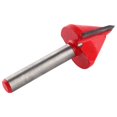 thumbnail image 1 of 60 Degree 3D Knife V-shaped Knife 6x22mm Red, 1 of 8