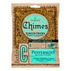 Chimes ginger chews, peppermint, 5 oz