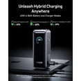 thumbnail image 4 of Anker Prime Power Bank, 9,600mAh Battery Pack with 65W Output, Built-in AC Plug, Supports PD 3.0 and PPS, 30W Fast Recharging, Sleek Portable Charger, 4 of 5