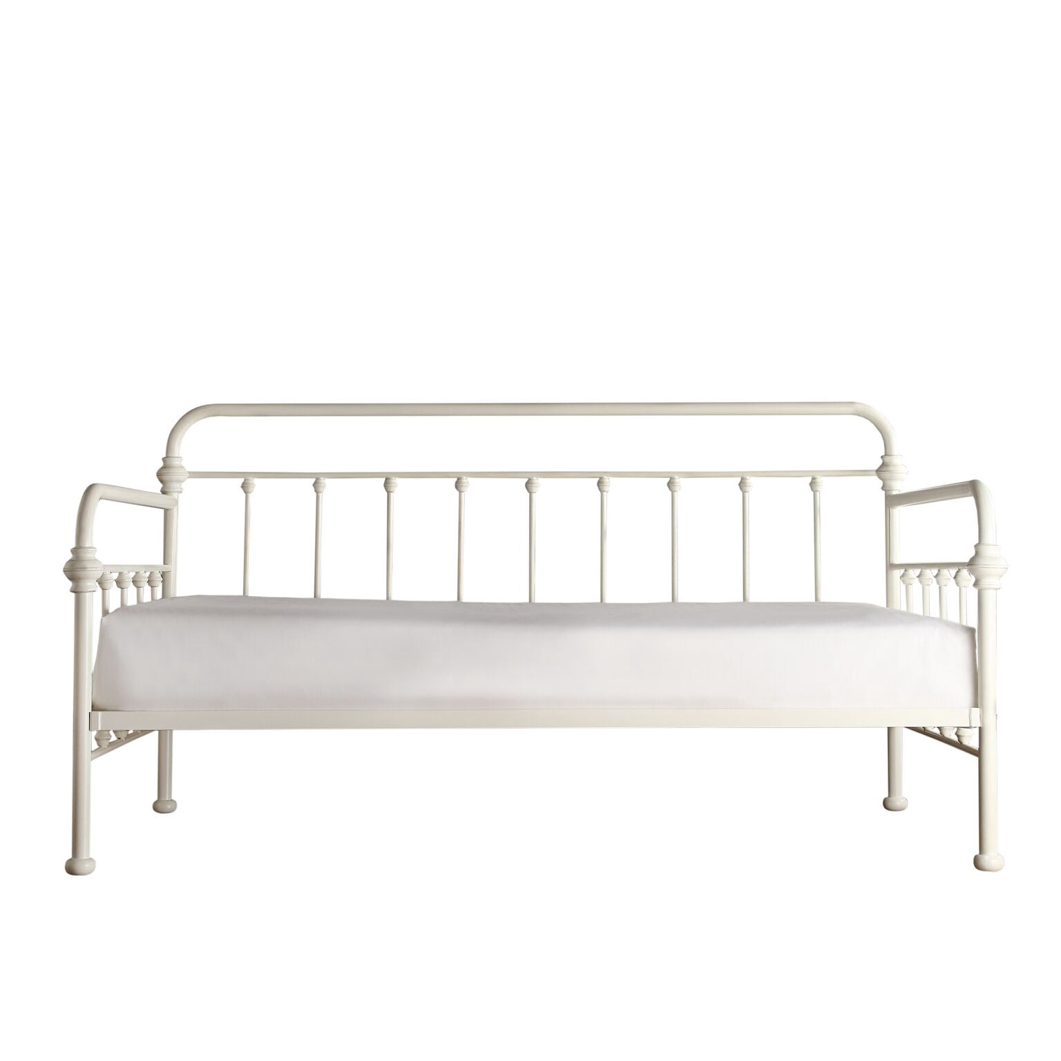 Weston Home Nottingham Metal Twin Daybed, Antique White