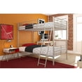 thumbnail image 3 of DHP Tailor Twin over Twin Convertible Bunk Bed in Silver Metal, 3 of 15