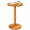 Natural, variant on Artmeer Round Side Table for Small Spaces Solid Wood Top Pedestal Accent End Table Nightstand Drink Stand for Living Room Bedroom Office Corner, Brown