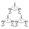 thumbnail image 5 of OULII Metal Crystal Stand Base - 3 Pieces Versatile Display Holder for Home Decor and Collectibles, 5 of 8