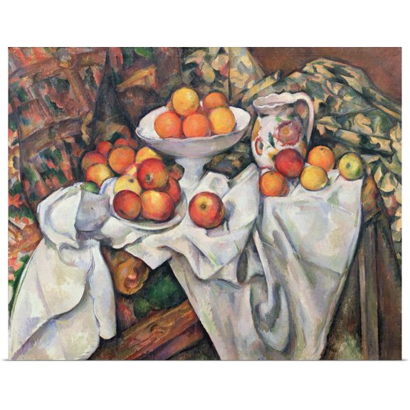 Great BIG Canvas | Rolled Paul Cezanne Poster Print entitled Apples and Oranges, 1895 1900