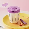 thumbnail image 1 of Home Essentials Fruit Cup Breakfast Salad Cup with Fork Outdoor Picnic Cup, 1 of 6