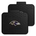 thumbnail image 1 of Tapetes de coche de utilidad para la fila trasera NFL Baltimore Ravens de FANMATS, juego de 2 piezas, protección universal para todo clima, diseño de depósito profundo y logotipo del equipo moldeado, 1 of 2