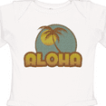 thumbnail image 4 of Inktastic Aloha Palm Boys or Girls Long Sleeve Baby Bodysuit, 4 of 5