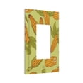 thumbnail image 2 of Kll Corn Wall Plate,Gloss Finish,Standard Size 1 - 5" X 3", Polycarbonate Thermoplastic,Electric Receptacle Plug Covers, 2 of 8