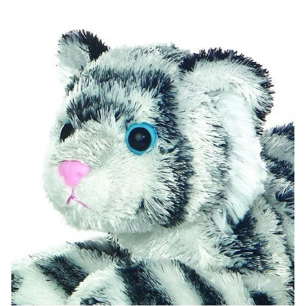 Aurora World Mini Flopsie 13286 Peluche Tigre Bianca, 20,5 Cm - Morbido E Tenero, Dalla Nascita