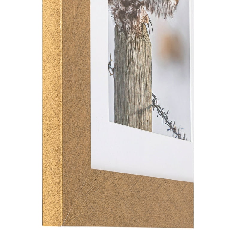 ArtToFrames 30x30 inch Gold Picture Frame, This 1.25 Custom Wood Poster Frame Is Gold Foil on Pine, for Your Art or Photos, 2WOM0066-81375-YGLD