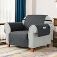 thumbnail image 1 of CHUN YI 1 Piece Sofa Couch Cover 6 Pockets with Elastic Straps Slipcover, 1 of 6