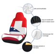 thumbnail image 6 of Pofeuu USA Switzerland Print Automotive Car Seat Covers Flat Cloth Full Set Seat Covers,Car Seat Covers front seats for Cars Trucks and SUVs-1, 6 of 9