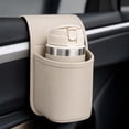 thumbnail image 6 of Neoargh 2 Pack Faux Leather Car Cup Holder Organizer, Drink Cupholder for Back Seat, Car Side Door, Headrest, Extra Automotive Cup Holders for Water Bottles, Tumblers & Coffee Mugs, 6 of 6