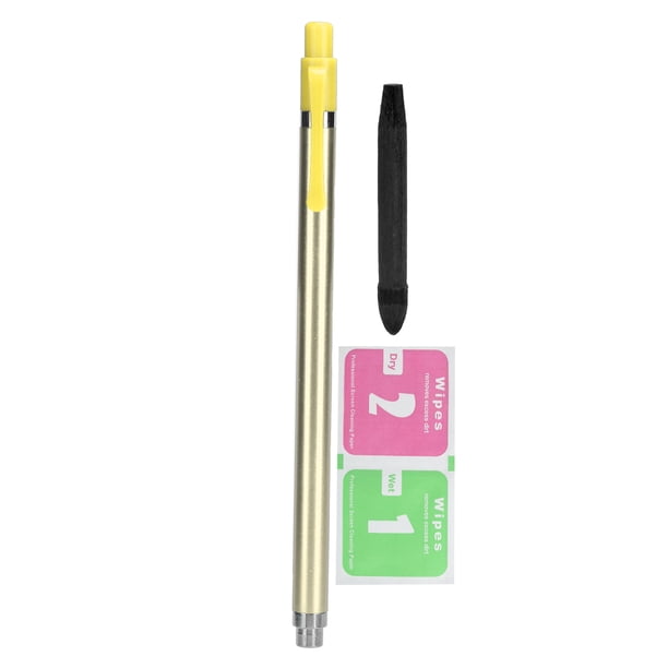 Bolígrafos para pantallas táctiles, lápiz óptico capacitivo portátil para tabletas de teléfono IOS/Samsung/Huawei, color amarillo