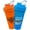 Blue/Orange, variant on Protein Shaker 2 Pack Motivational Sports and Outdoor 28oz Nutrition Water Bottle