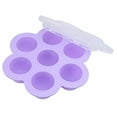 thumbnail image 1 of C-Mall Moule en Silicone pour Morsure d'Œuf Instantané – pour Pot Instantané et Autocuiseurs, Récipient Alimentaire Réutilisable avec Couvercle (Violet), 1 of 1