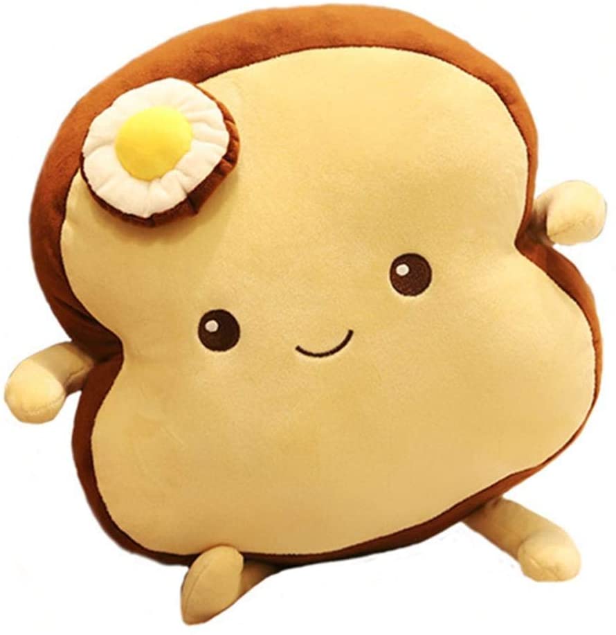Cute Sliced Bread Plush Toy , Soft Filled Baby Bread Pillow Cute Soft