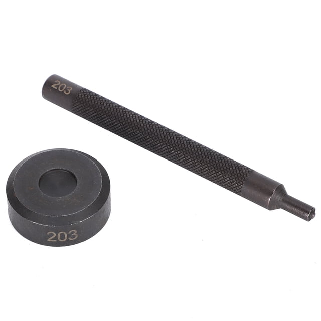 Remache botón Setter varilla Base bloque DIY antideslizante Manual punzón botón a presión herramientas de montaje