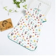 thumbnail image 1 of CAICJ98 Vêtements pour Bébé Fille Robe à Volants Imprimée et Couleur Unie Ligne A Évasée Ceinturée Robe de Soirée Décontractée, Bleu Ciel, 1 of 4