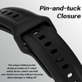 thumbnail image 6 of FKM Rubber Bands for Apple Watch, Silicone Band Straps Compatible with Apple Watch Series Ultra2/Ultra/9/8/SE2/7/6/SE/5/4/3/2/1,Silicone Wristband Compatible with Apple Watch 42/44/45/49mm, 6 of 7
