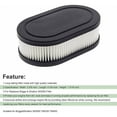 thumbnail image 3 of Replacement Filters for Lawn Mower Air Cleaner, Engine Accessories Ensuring Extended Service Life & Good Air Permeability, Keeping Engines Clean and Running Smoothly (2 PCS), 3 of 5