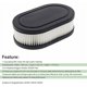 thumbnail image 3 of Protector de motor, filtro de aire para cortacésped de caucho y papel de filtro de alta calidad con buena permeabilidad al aire, maximiza la vida útil del motor al evitar partículas finas, compatible, 3 of 5