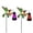 B, variant on Solar Hummingbird Garden Stake Light, Wrought Iron Outdoor Yard Art with Hummingbird Lantern Design for Garden Patio Lawn, Solar Powered Landscape Lighting