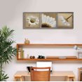 thumbnail image 4 of Epic Graffiti 'Daisy Trio' by Lori Deiter, Canvas Wall Art, 36"x12", 4 of 8