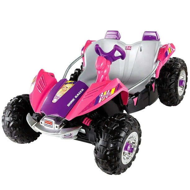 Umeki Voor een dagje uit Herenhuis Fisher Price Power Wheels 12V Battery Kids Toy Ride On Car Barbie Dune  Racer - Walmart.com