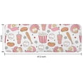 thumbnail image 7 of Pink Baseball Game Snacks Pattern Kitchen Rug Mat,Kitchen Runner Rugs Non Skid Washable,Decorative Kitchen Floor Mats for Kitchen,Sink,Laundry,17"x47.2", 7 of 7