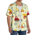 thumbnail image 2 of Kdxio Men'S Hawaiian Shirt For Men Short Sleeve Shirt Heavy Equipment Summer Casual Holiday Beach Button Down T-Shirts, 2 of 5