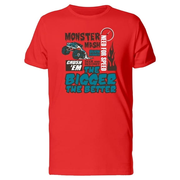 Monster Mash Truck Need 4 Speed Tee Men's -Image by Shutterstock