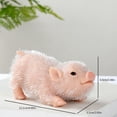 thumbnail image 2 of KUFptva Realistic Pig Doll for Child Silicone Model Toy Reborns Pet Raise Figure Toy for Kids Cognitive Farm Toy, 2 of 7