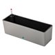 thumbnail image 5 of Macetero rectangular con sistema de autorriego para ventana, jardinera moderna con sistema de autorriego para flores. Gris, 5 of 8