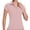 Pink, variant on Miluxas Womens Summert V Neck Sports T Shirts Slim Fit Short Sleeve Golf Tennis Athletic Sun Shirts Moisture Wicking & Quick Dry Pink