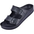 thumbnail image 1 of Men's Comfortable Classic Sandals with Adjustable Strap（black 44）, 1 of 4