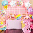 thumbnail image 3 of Juego de globos con dos dulces decoraciones para fiestas de helado de cumpleaños, 3 of 7