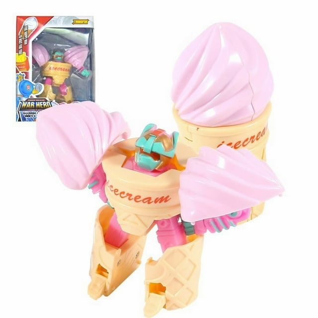 Jouets Robots Transformateurs d'Aliments Hamburger Frites et Plus Éducation Précoce Cerveau pour Enfants et Adultes Multicolore