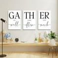 thumbnail image 4 of AEFER Gather Signs for Home Decor,Gather Wall Decor Dining Room Wall Decor,Kitchen Signs Wall decor, Rustic Kitchen Wall Decor Farmhouse Family Wall Art for Living Room,Gathering Place Decor 20"x28", 4 of 5