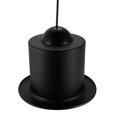 thumbnail image 3 of Durable Black Aluminum Hat Shaped Ceiling Light for Decor Easy to Install Indoor Hanging Lamp, 3 of 3