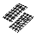 thumbnail image 3 of Yiaed White And Black Plaid Print Sports Headbands,Moisture Wicking Workout Headband, Sweatband Headbands for Running,Cycling for Women and Men, 3 of 8