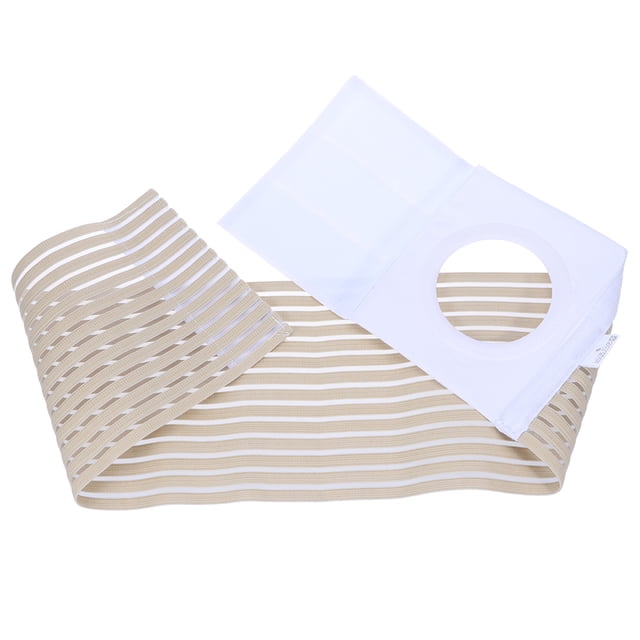 EeaseMX Faja abdominal elástica transpirable y reparable para fistulización postoperatoria para hombre, mujer y hombre (M)