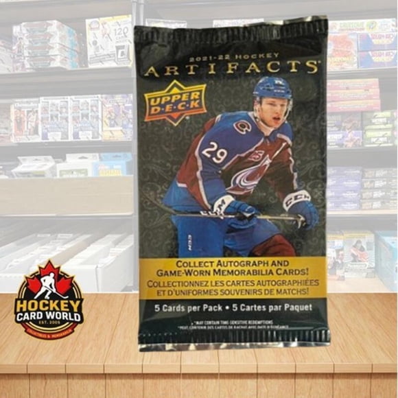 2021-22 Upper Deck Artifacts Hockey PACK - 5 cards per pack