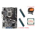 thumbnail image 3 of Tablero minero a bordo Lan RJ45 Desktop PC Equipo minero B75 SATA MSATA Computadora Motherboard Faning Ventilador Juego de 16 GB Ram máximo Inevent EL023283-00B, 3 of 6