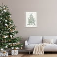 thumbnail image 2 of Nautical Christmas Tree Sea Life Holiday Graphic Art Gray Framed Art Print Wall Art, 2 of 7